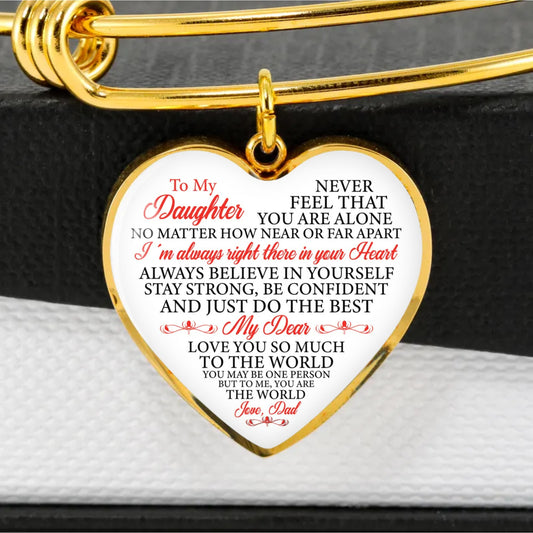 Heart Adjustable Bangle