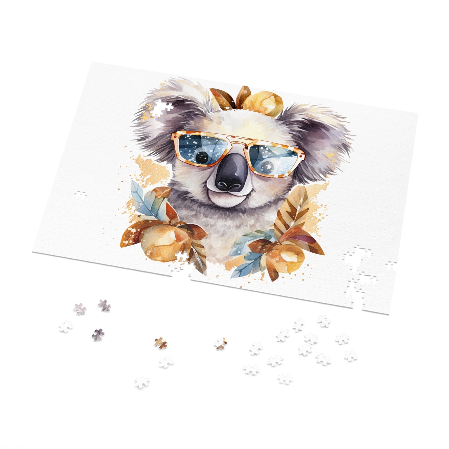 Jigsaw Puzzle in Tin, Australian Animals, Koala, Personalised/Non-Personalised, awd-509 (30, 110, 252, 500,1000-Piece)