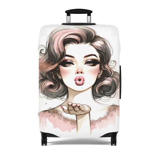 Luggage Cover, Coquette Girl, awd-1483