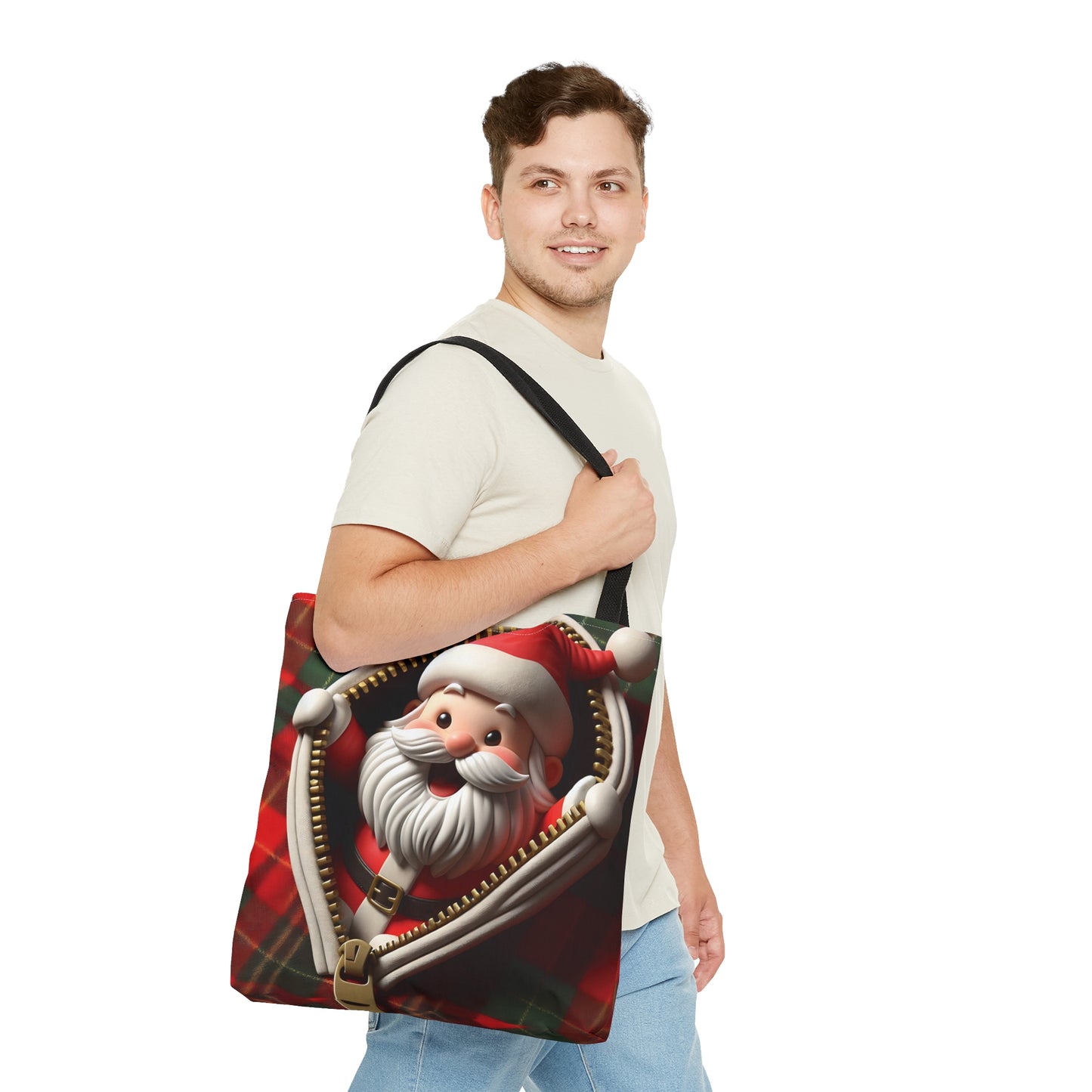 Tote Bag, Christmas, Santa, Personalised/Non-Personalised Tote bag