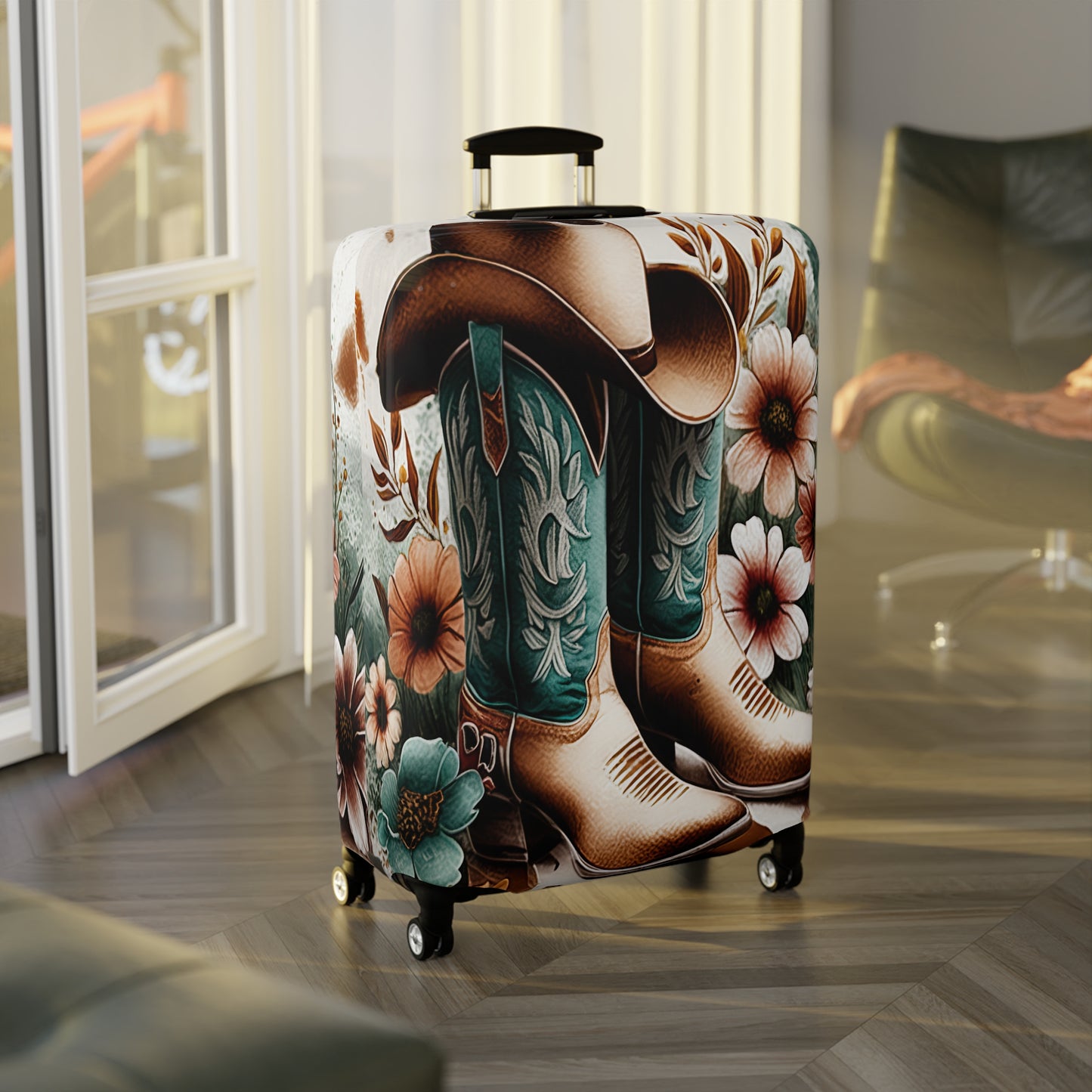 Luggage Cover, Country and Western, Retro Country Girl, awd-1725