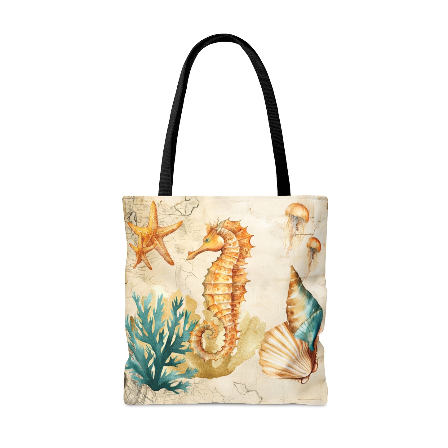 Tote Bag, Nautical bag, Beach Tote Bag