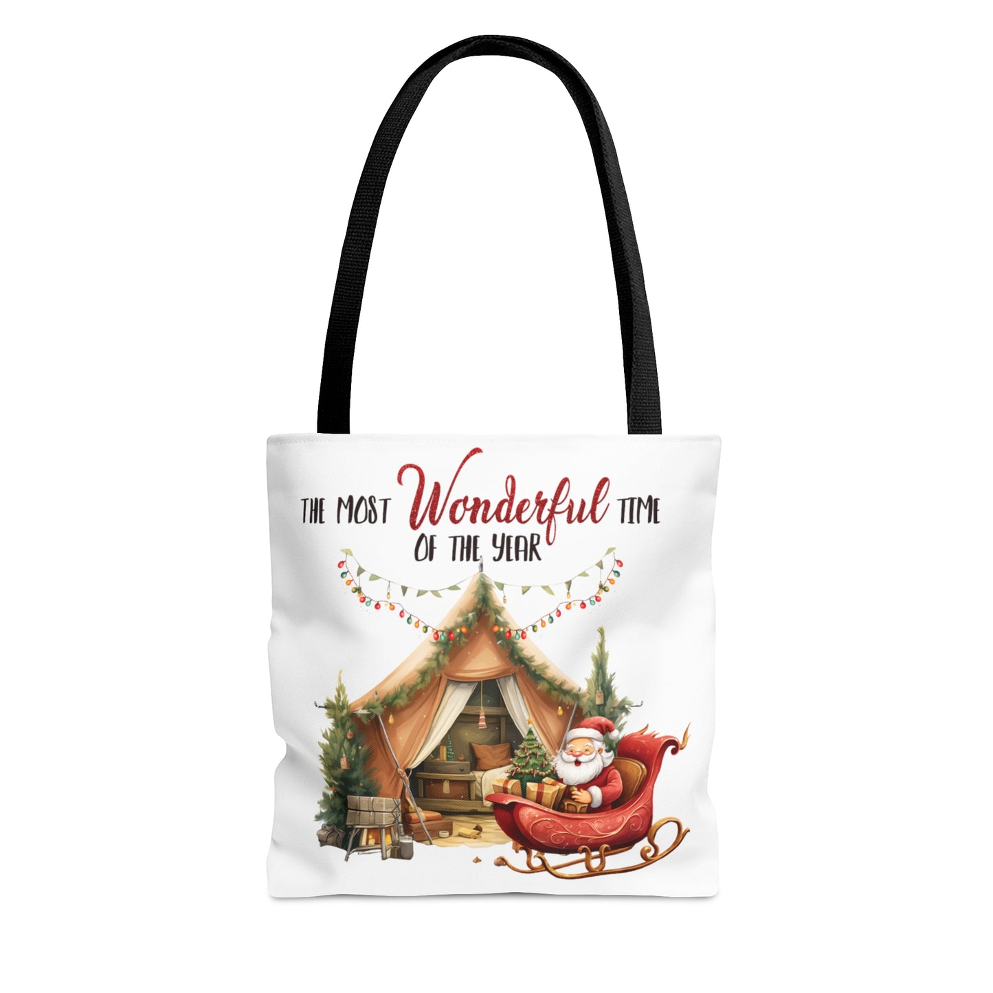 Tote Bag, Christmas, Camper