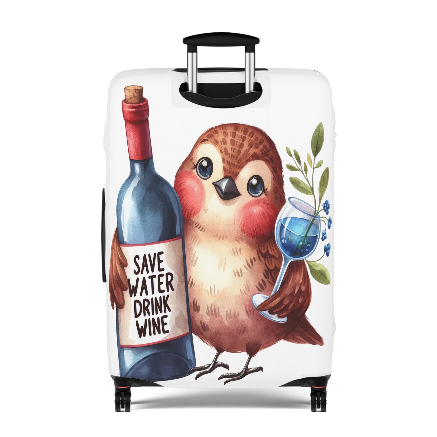 Luggage Cover, Cute Bird, awd-1642