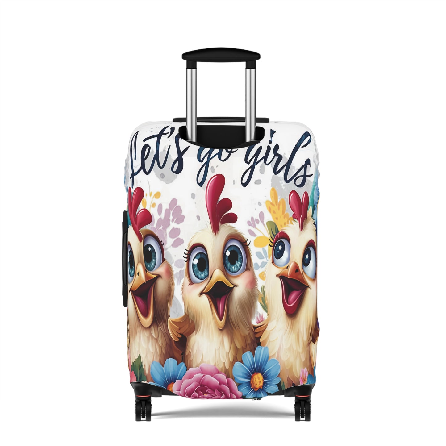 Luggage Cover, Chickens, Let's Go Girls, awd-1675