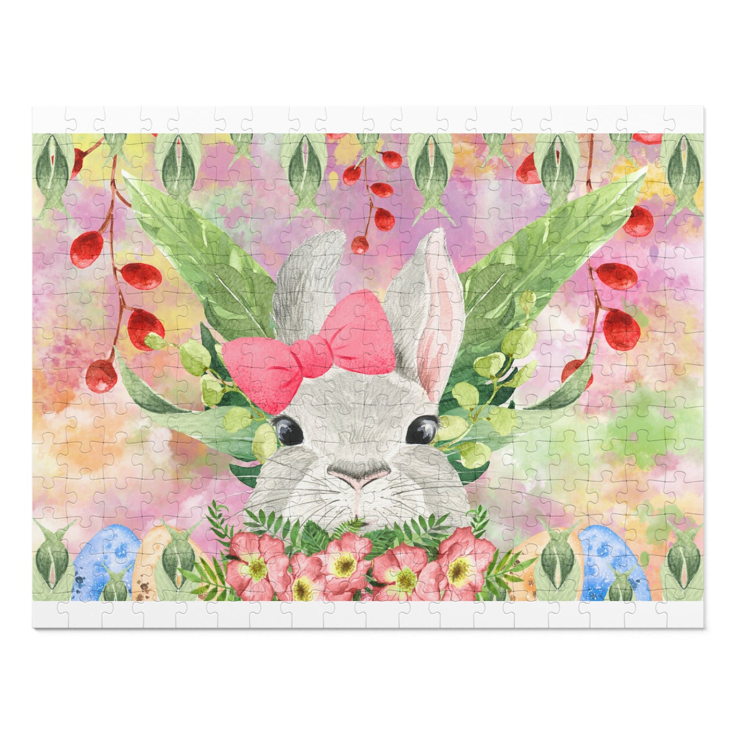 Puzzle, Easter, Rabbit, Personalised/Non-Personalised (30, 110, 252, 500,1000-Piece) awd-630