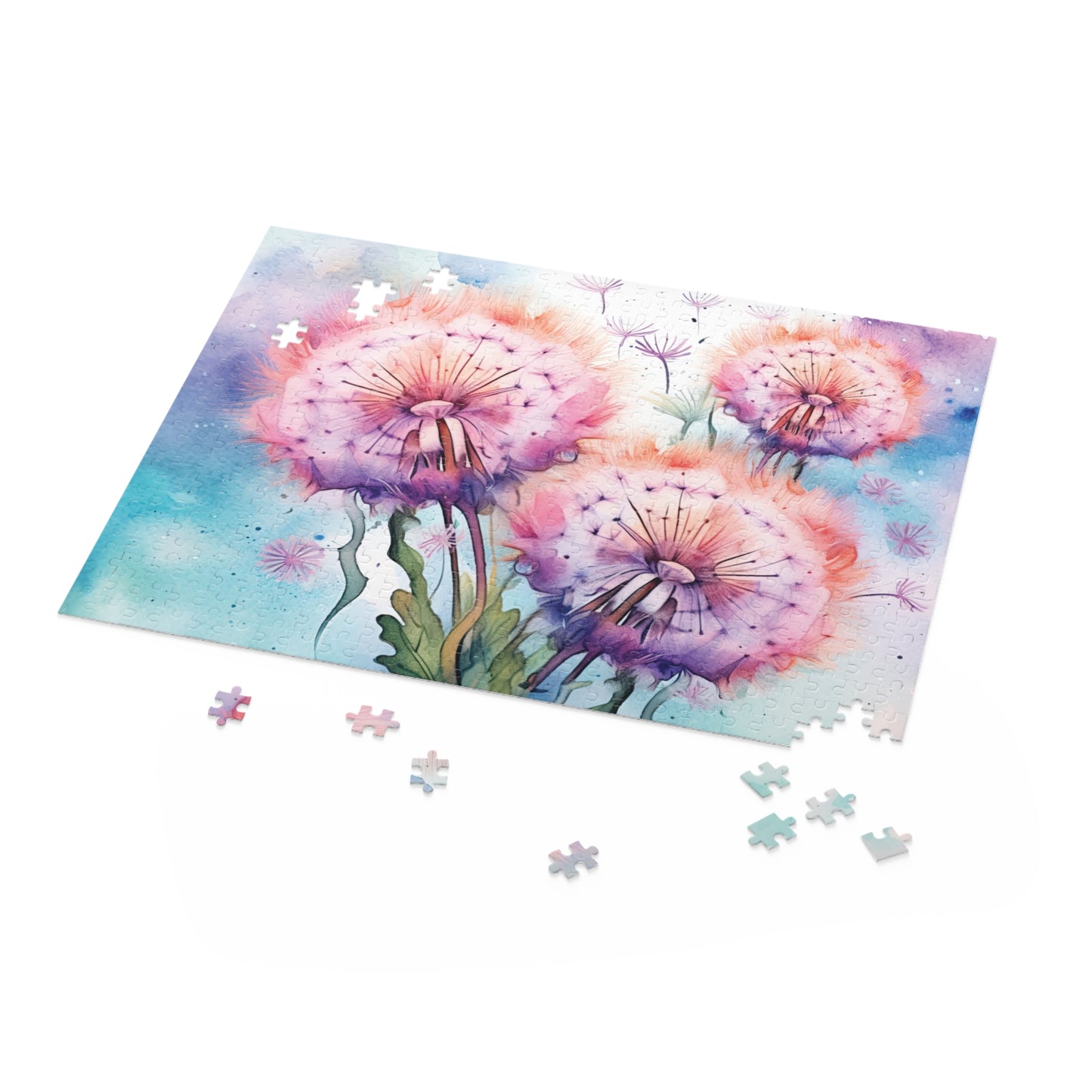 Personalised/Non-Personalised Puzzle, Floral (120, 252, 500-Piece)