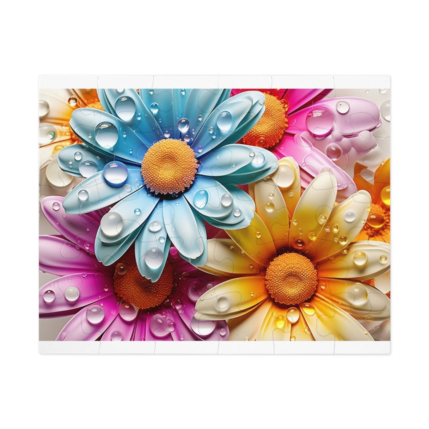 Jigsaw Puzzle, Floral, Personalised/Non-Personalised (30, 110, 252, 500,1000-Piece)