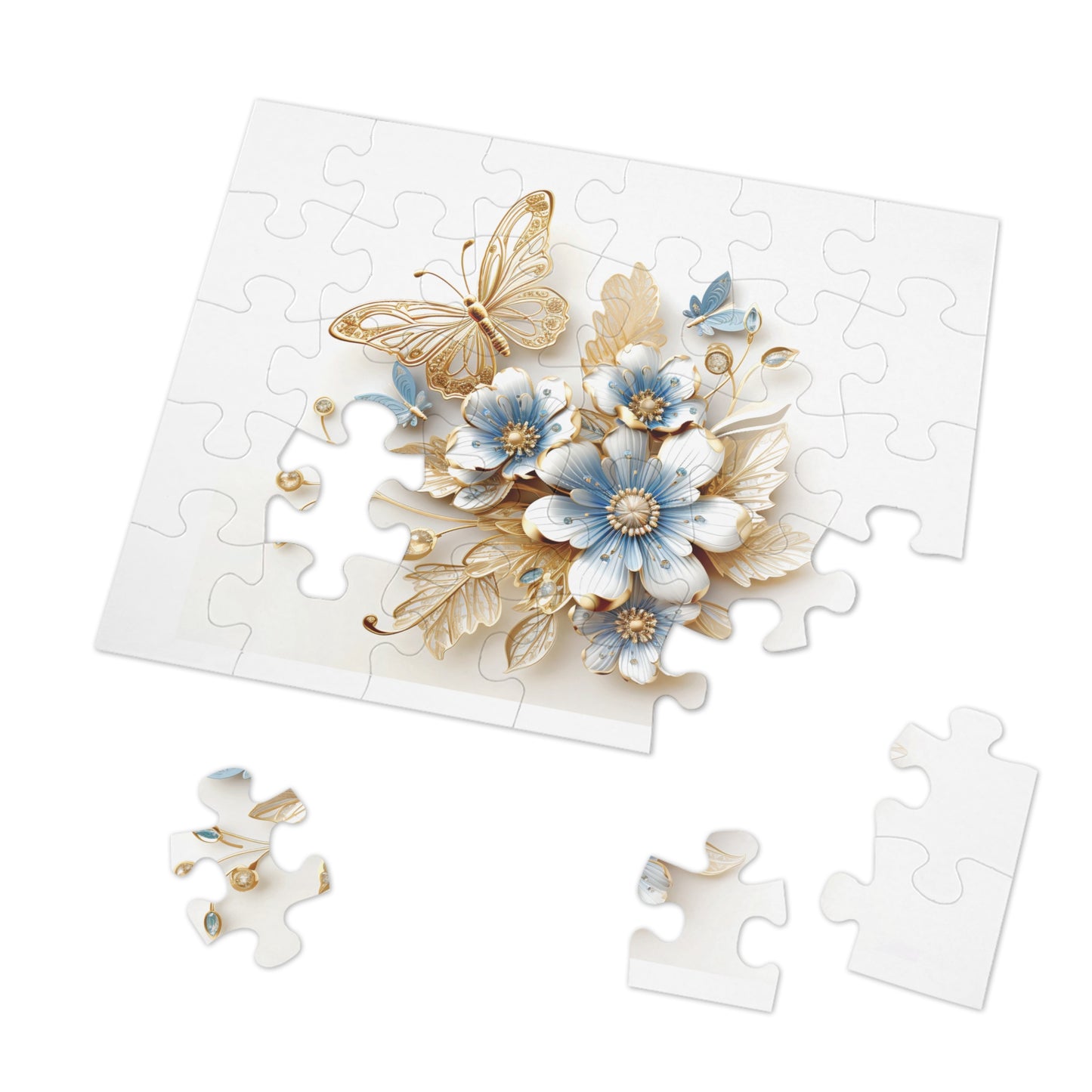 Jigsaw Puzzle, Floral, Personalised/Non-Personalised (30, 110, 252, 500,1000-Piece)