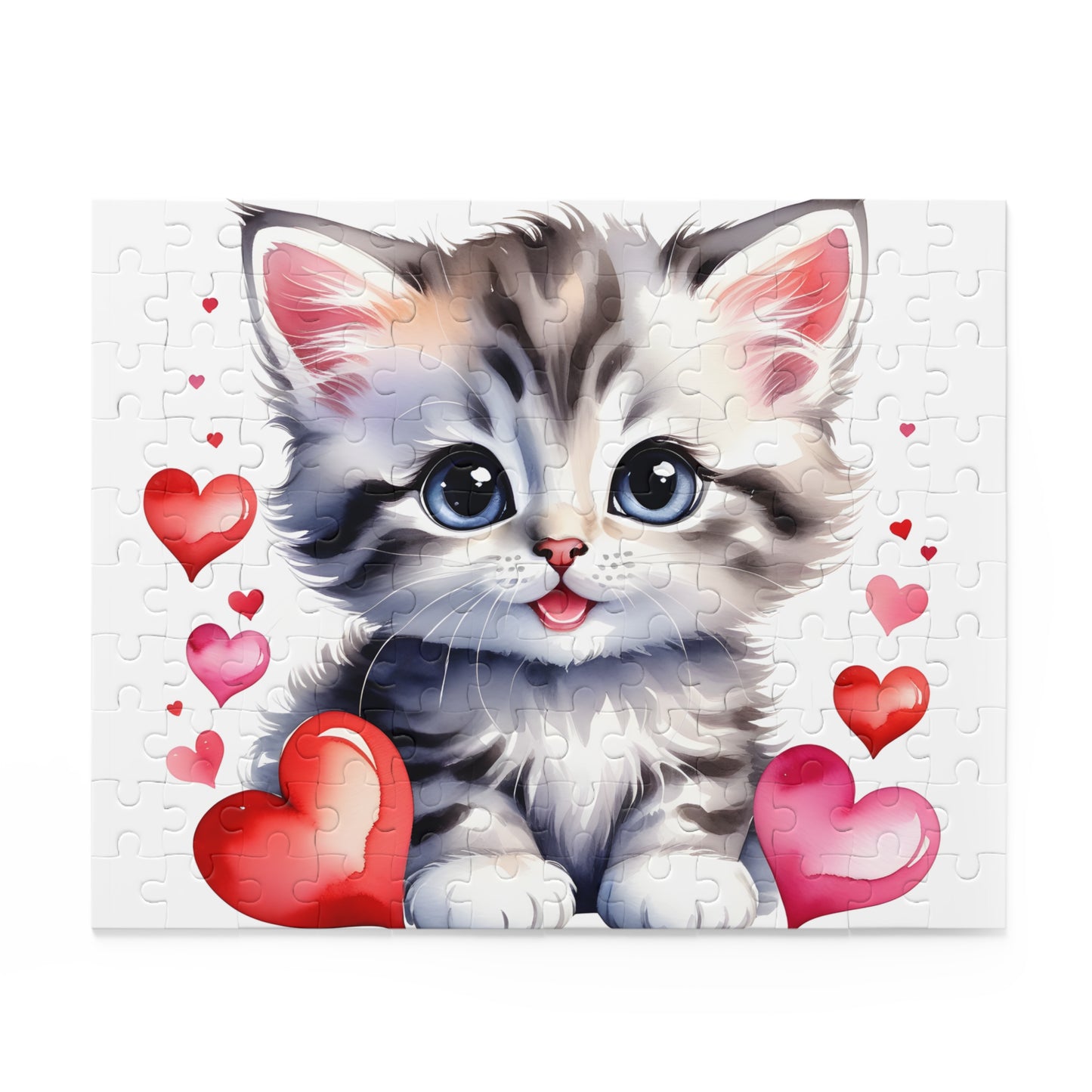 Personalised/Non-Personalised Puzzle, Cat (120, 252, 500-Piece)