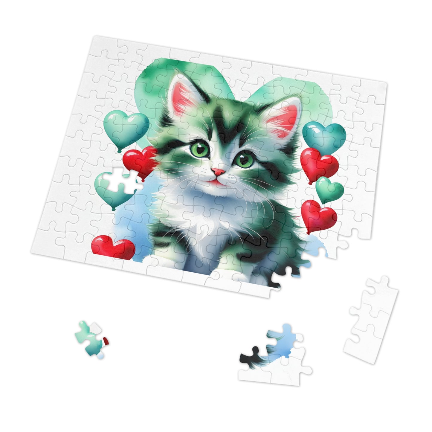 Jigsaw Puzzle, Cat, Personalised/Non-Personalised (30, 110, 252, 500,1000-Piece)