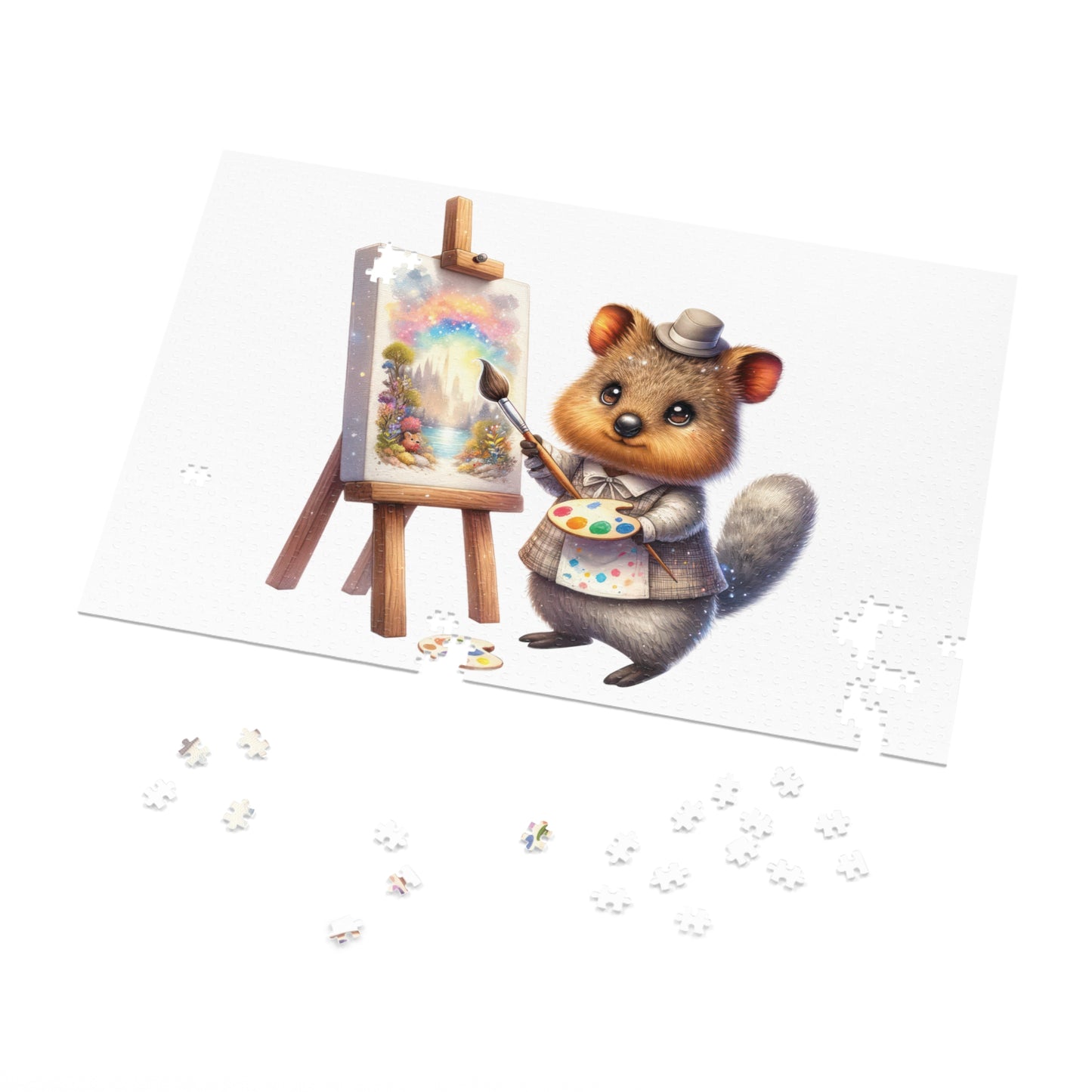 Jigsaw Puzzle in Tin, Australian Animals, Quokka, Personalised/Non-Personalised, awd-1328 (30, 110, 252, 500,1000-Piece)