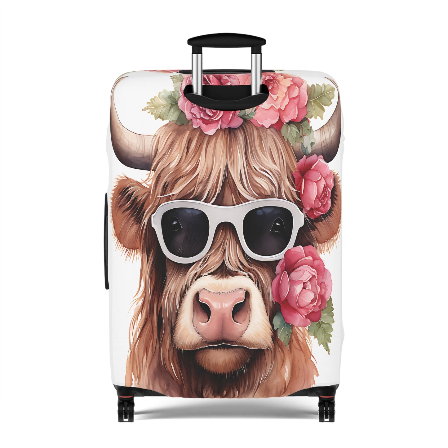 Luggage Cover, Highland Cow, awd-015