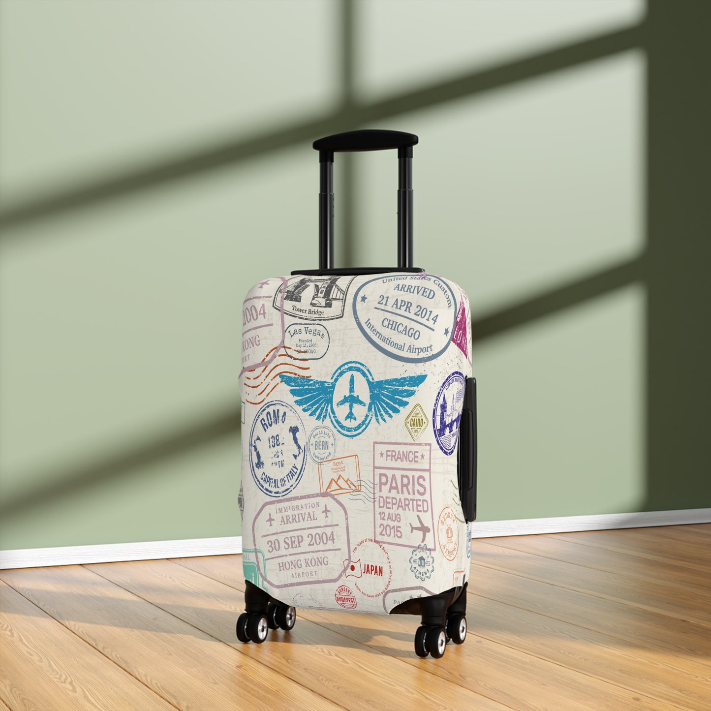 Luggage Cover, Travel Print, awd-1440