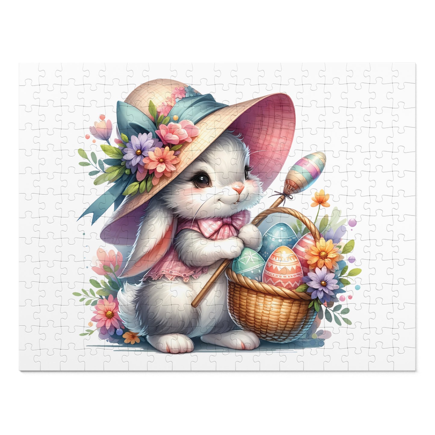 Jigsaw Puzzle, Easter Rabbit, Personalised/Non-Personalised (30, 110, 252, 500,1000-Piece)