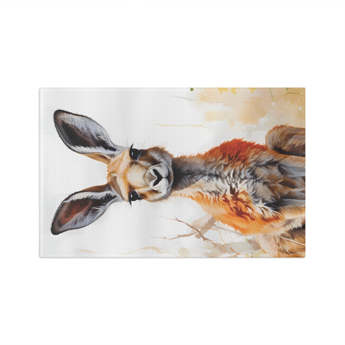 Microfiber Tea Towel, Australian Animals, Kangaroo