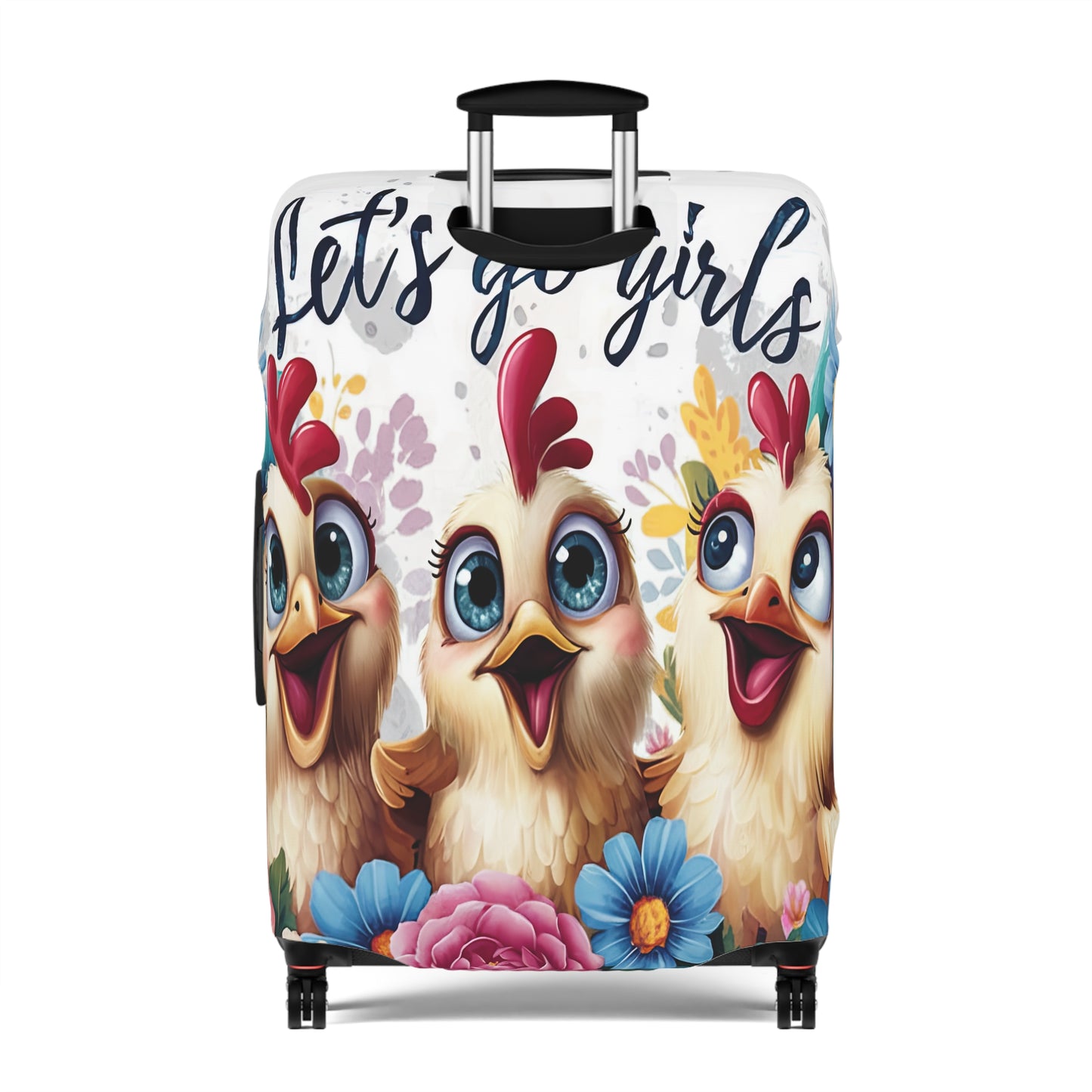 Luggage Cover, Chickens, Let's Go Girls, awd-1675