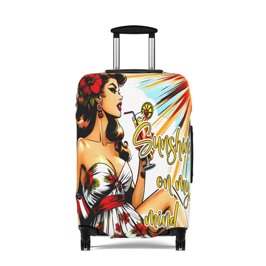 Luggage Cover, Retro Girl, Sunshine on my Mind, awd-3005