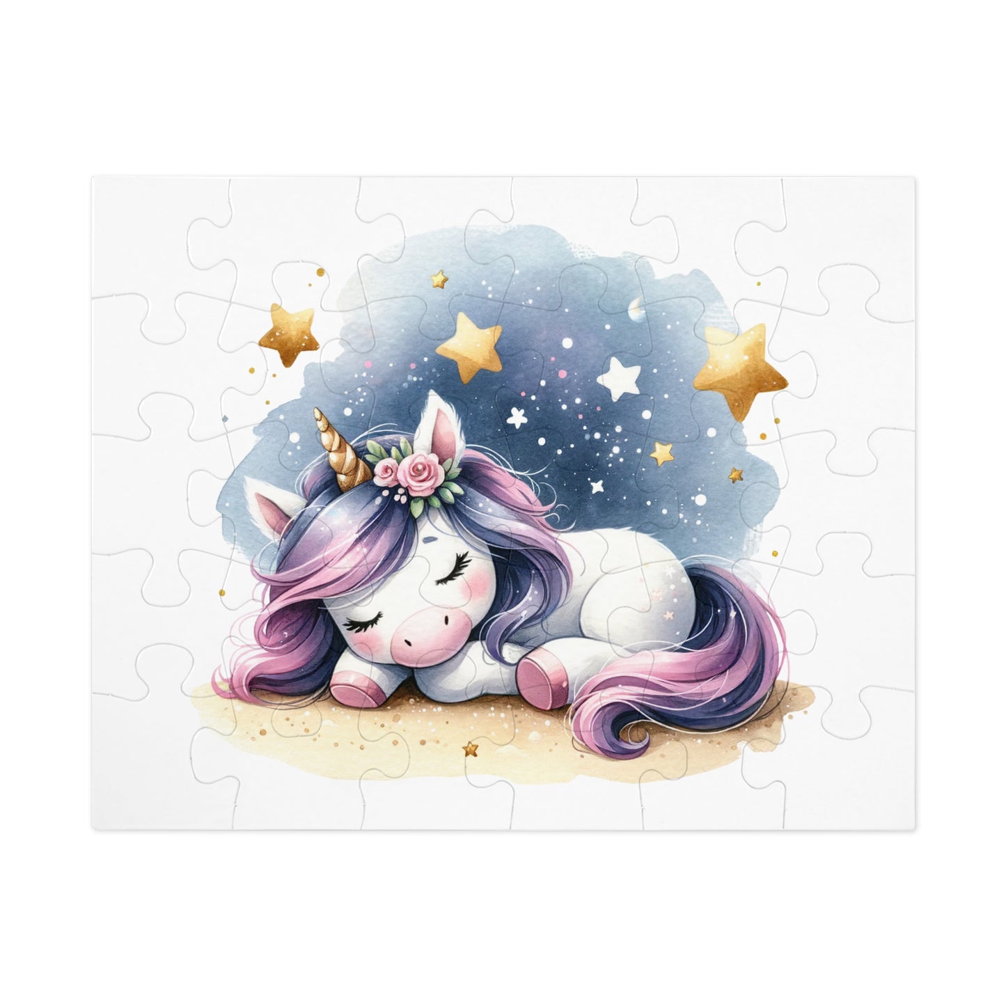 Jigsaw Puzzle, Unicorn, Personalised/Non-Personalised (30, 110, 252, 500,1000-Piece)