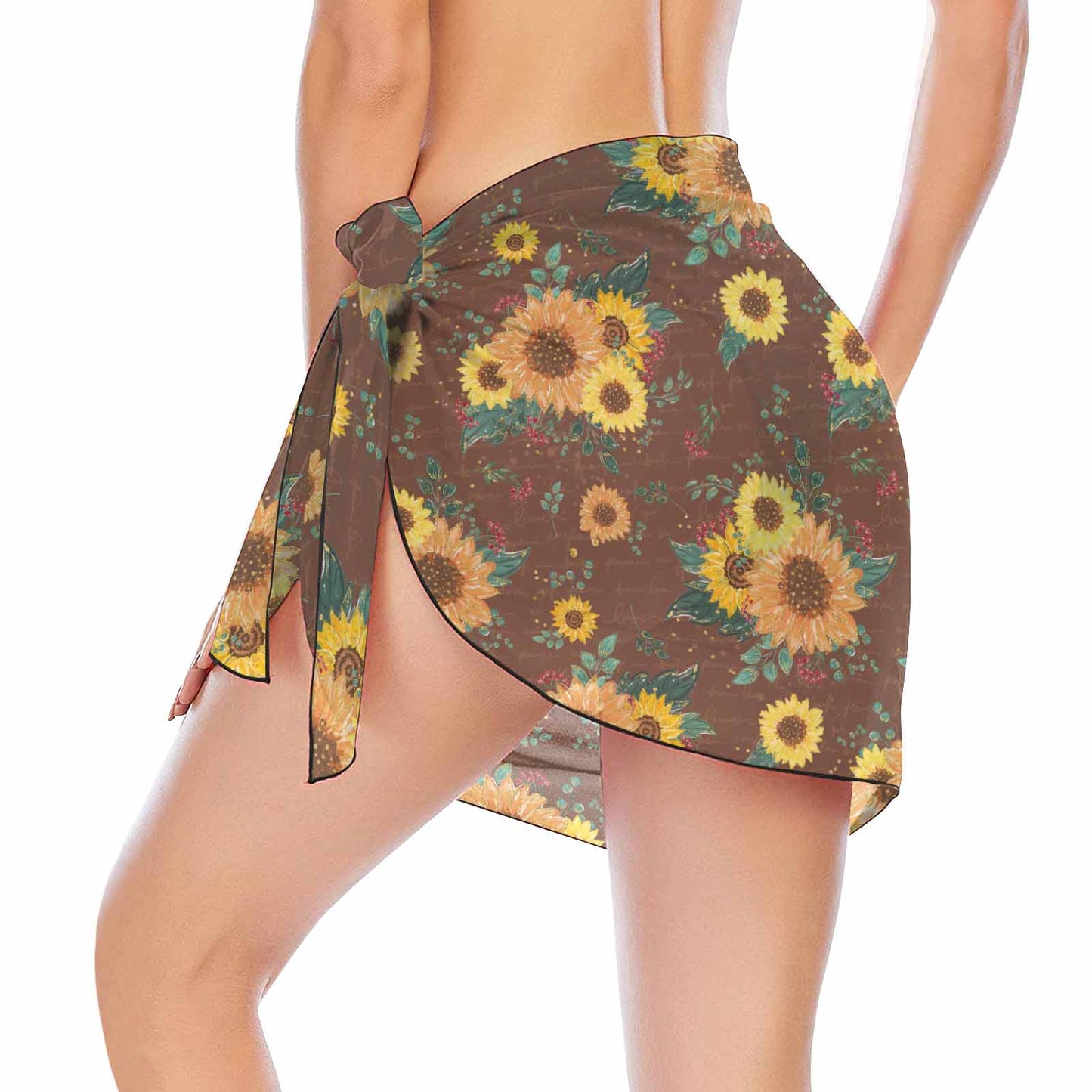 Sunflowers  Women's Beach Sarong Wrap