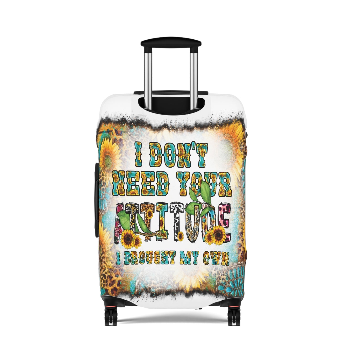 Luggage Cover, Country and Western, I Don't need your Attitude, awd-1033