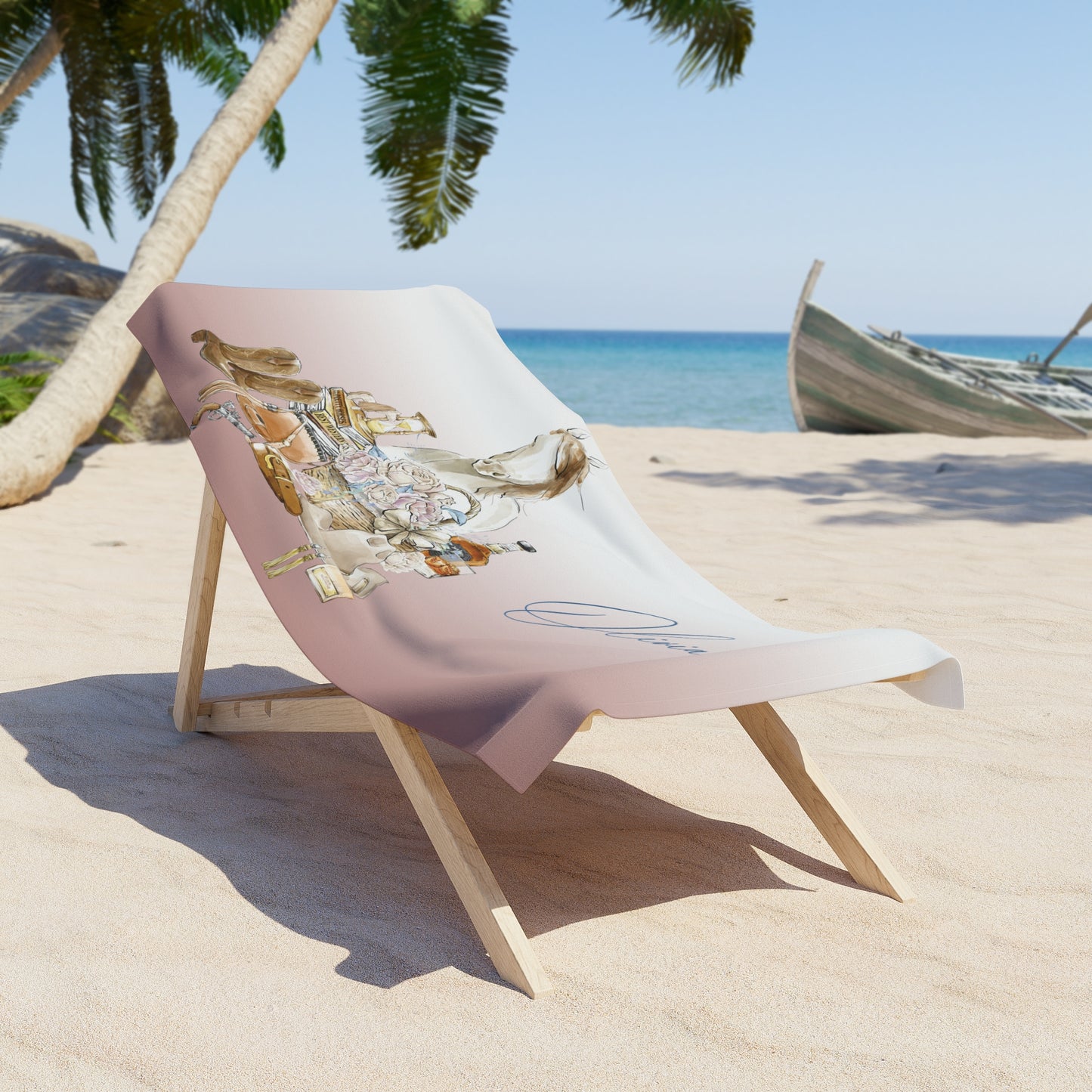 Beach Towel, Western, Polycotton Towel, 2 sizes Available