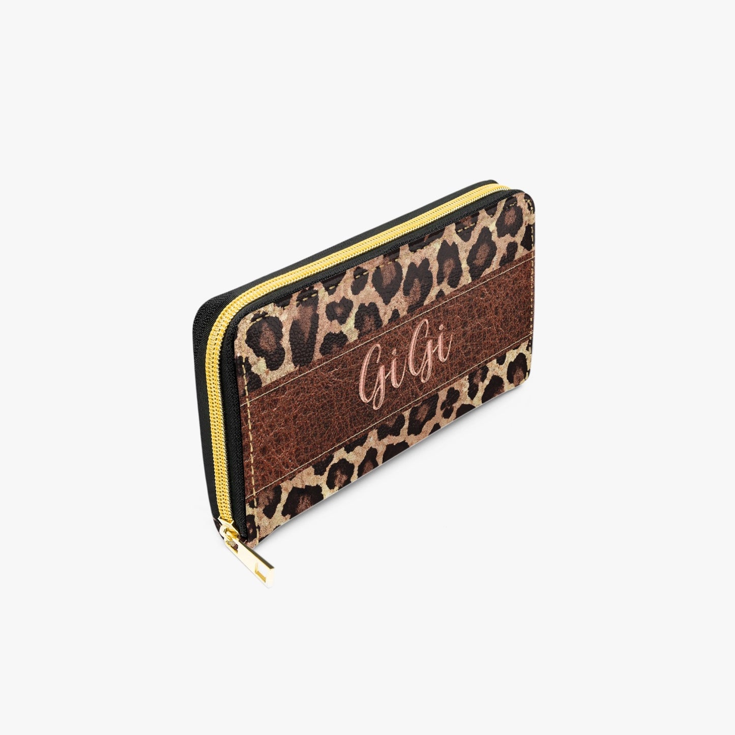 Long Type Zipper Purse - Leopard Print - GiGi