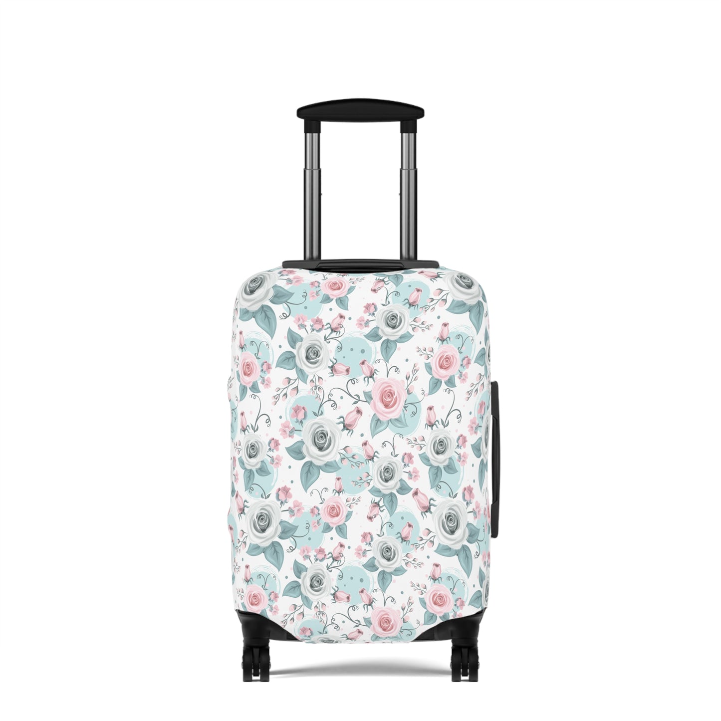 Luggage Cover, Green and Pink Floral, awd-1770