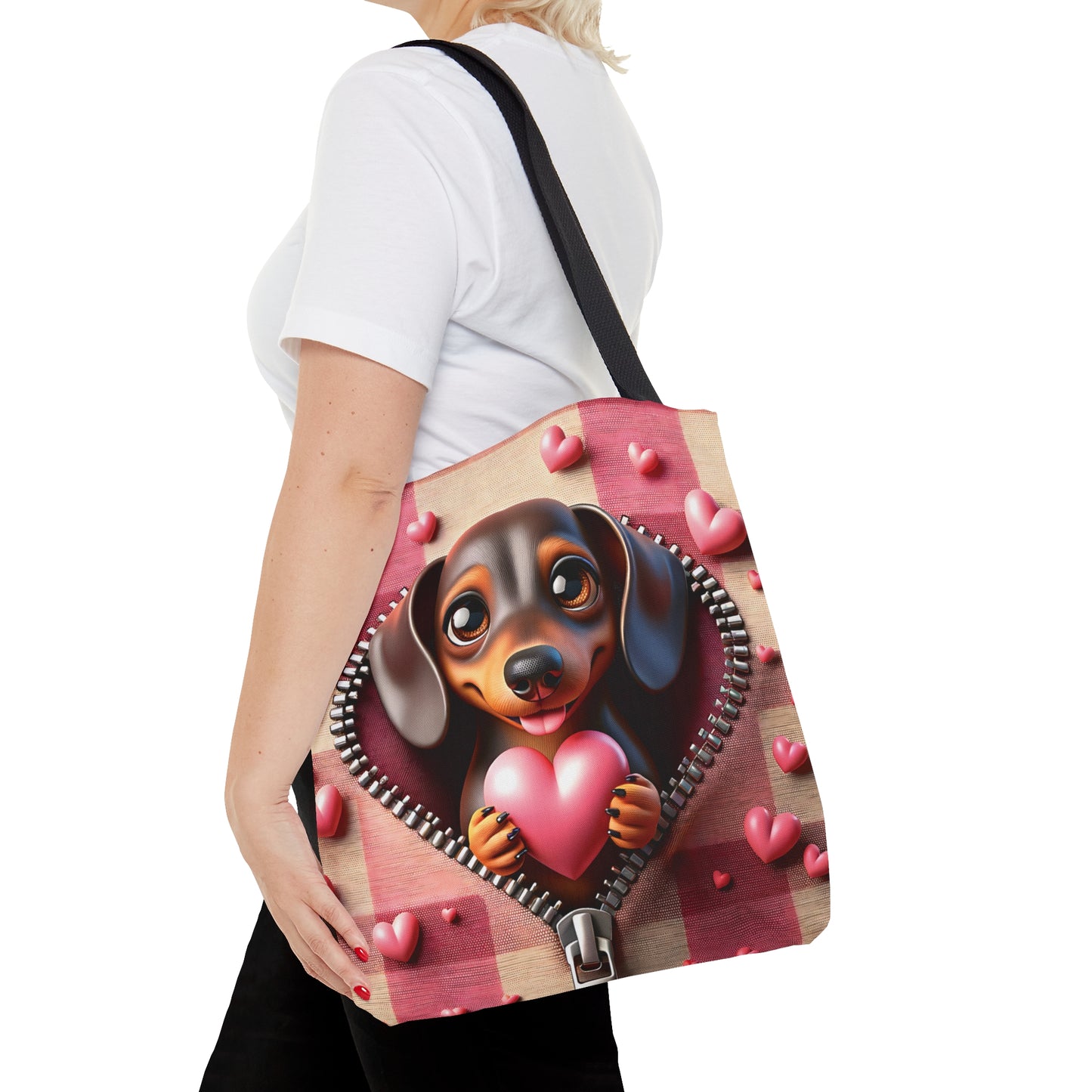 Tote Bag, Cute Dog, Personalised/Non-Personalised Tote bag