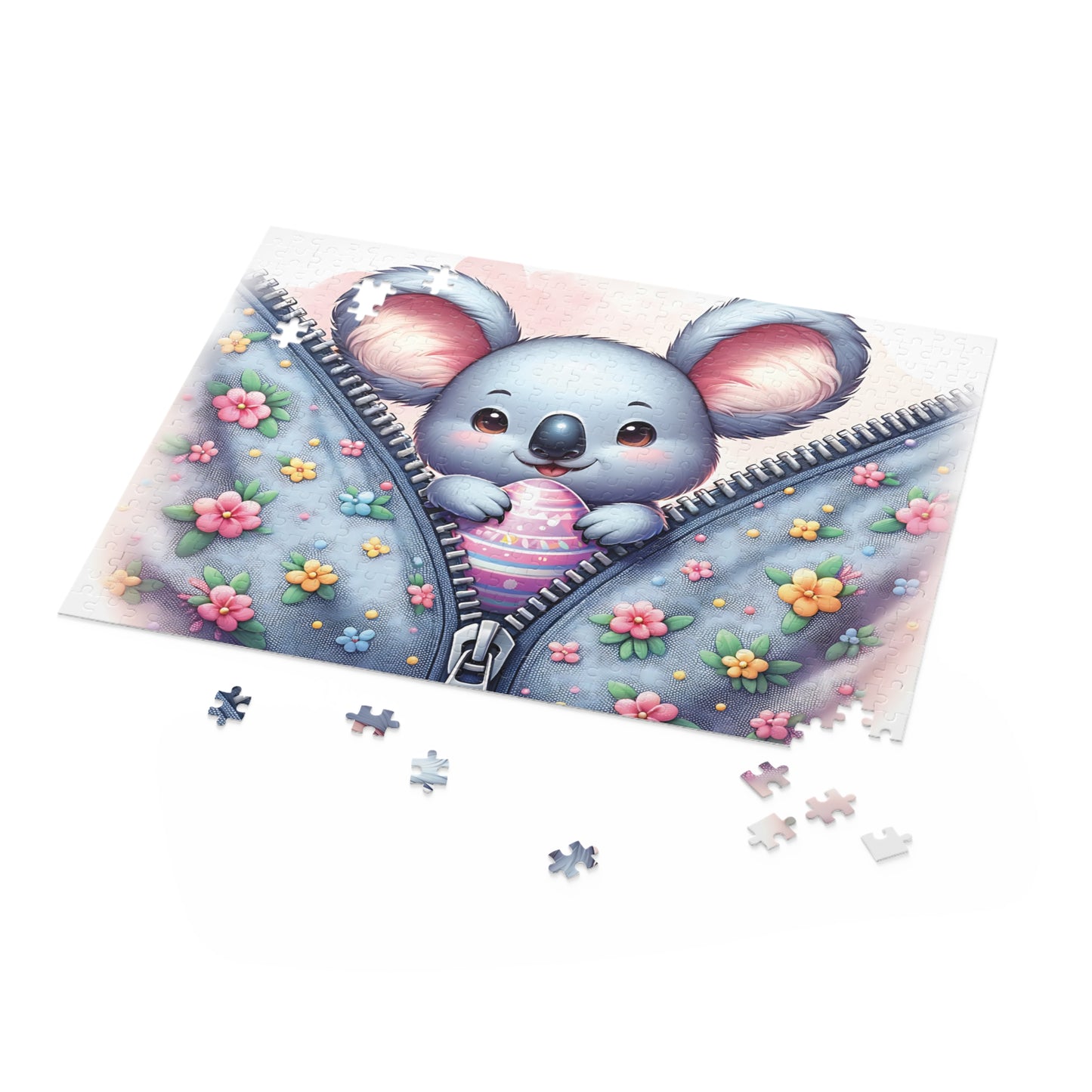 Personalised/Non-Personalised Puzzle, Easter, Koala (120, 252, 500-Piece)