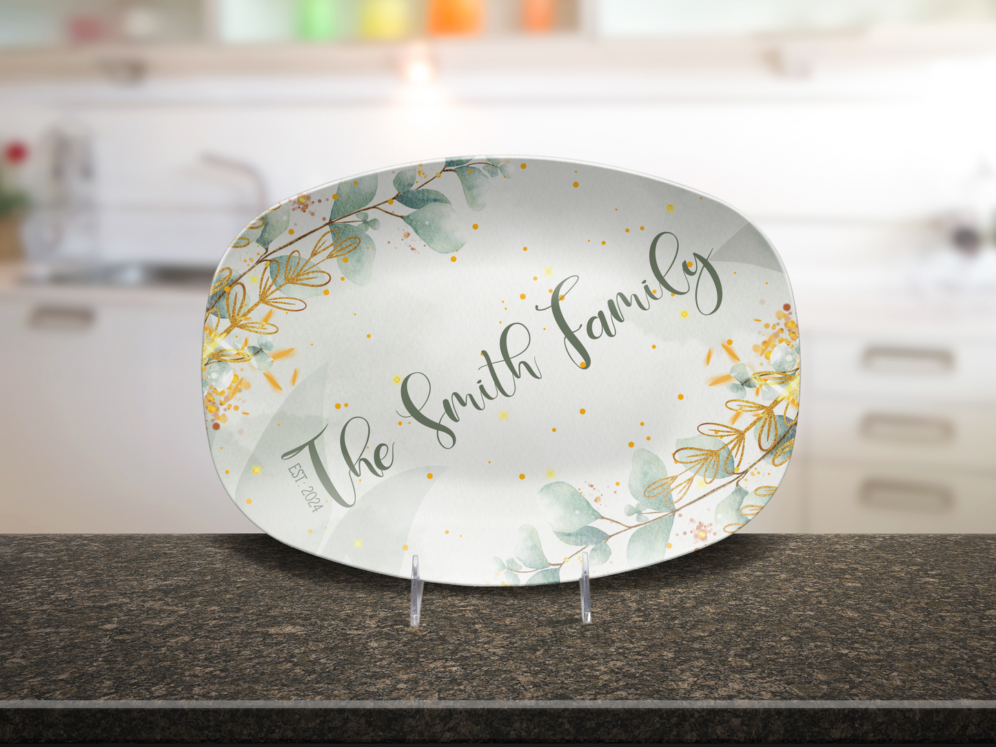 Personalised Name Plate, Personalised Platter, 10"x14" Platter