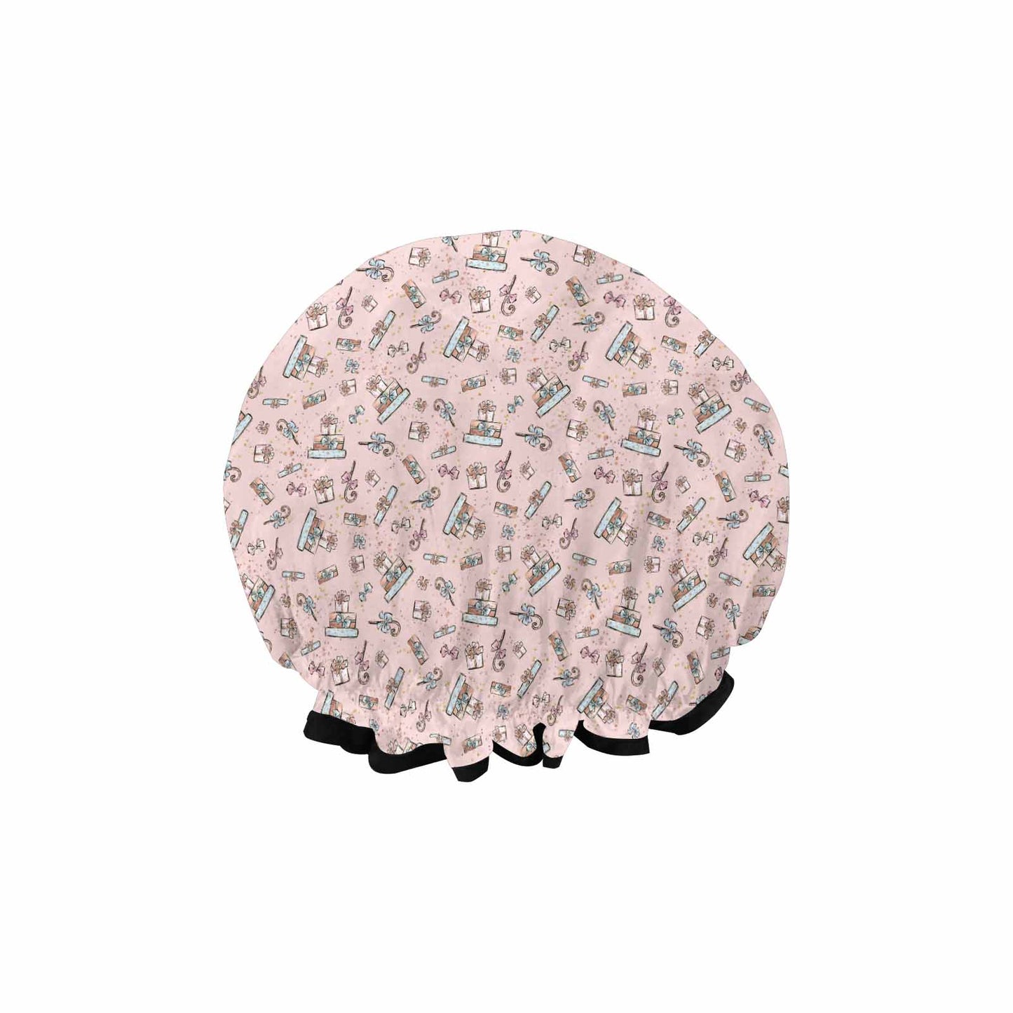 Pink Christmas presents 50  Shower Cap