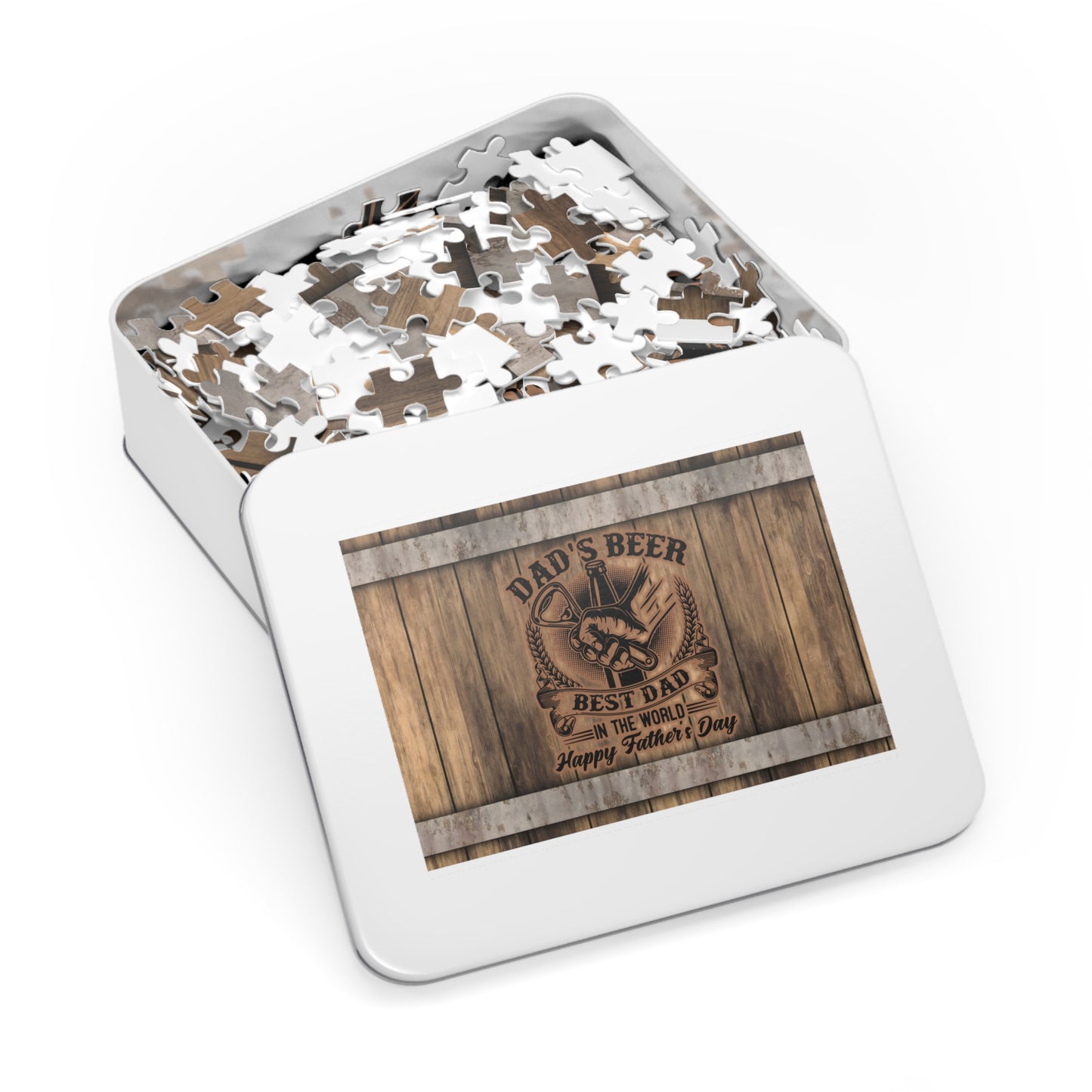 Puzzle, Dad, Happy Father's Day, Personalised/Non-Personalised (30, 110, 252, 500,1000-Piece) awd-566