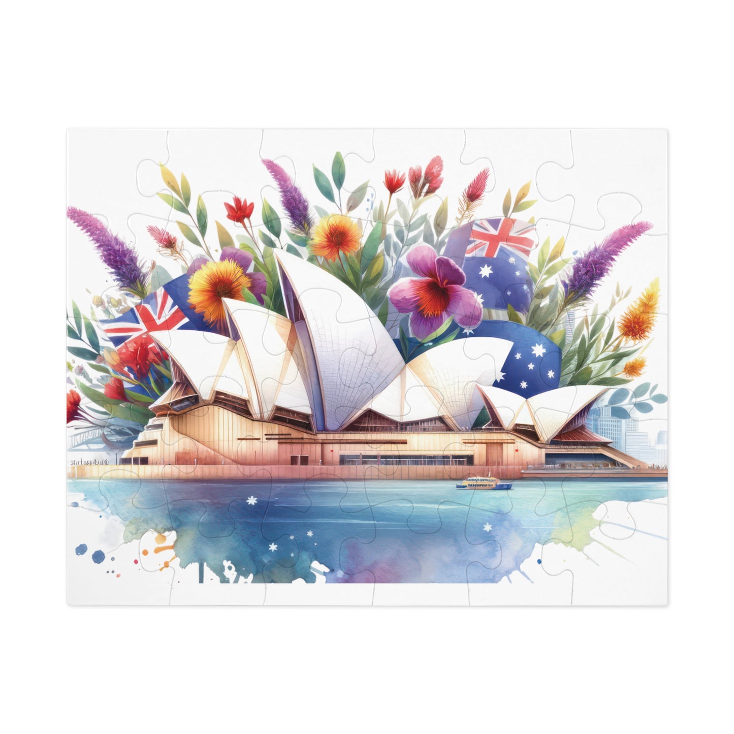 Jigsaw Puzzle, Sydney Opera House, Australia, Personalised/Non-Personalised (30, 110, 252, 500,1000-Piece)