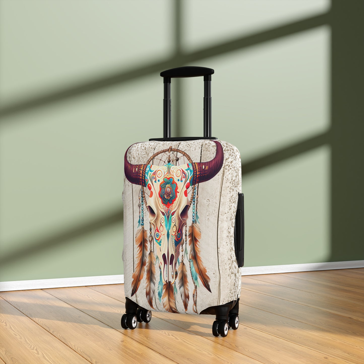 Luggage Cover, Country and Western, skull, awd-223