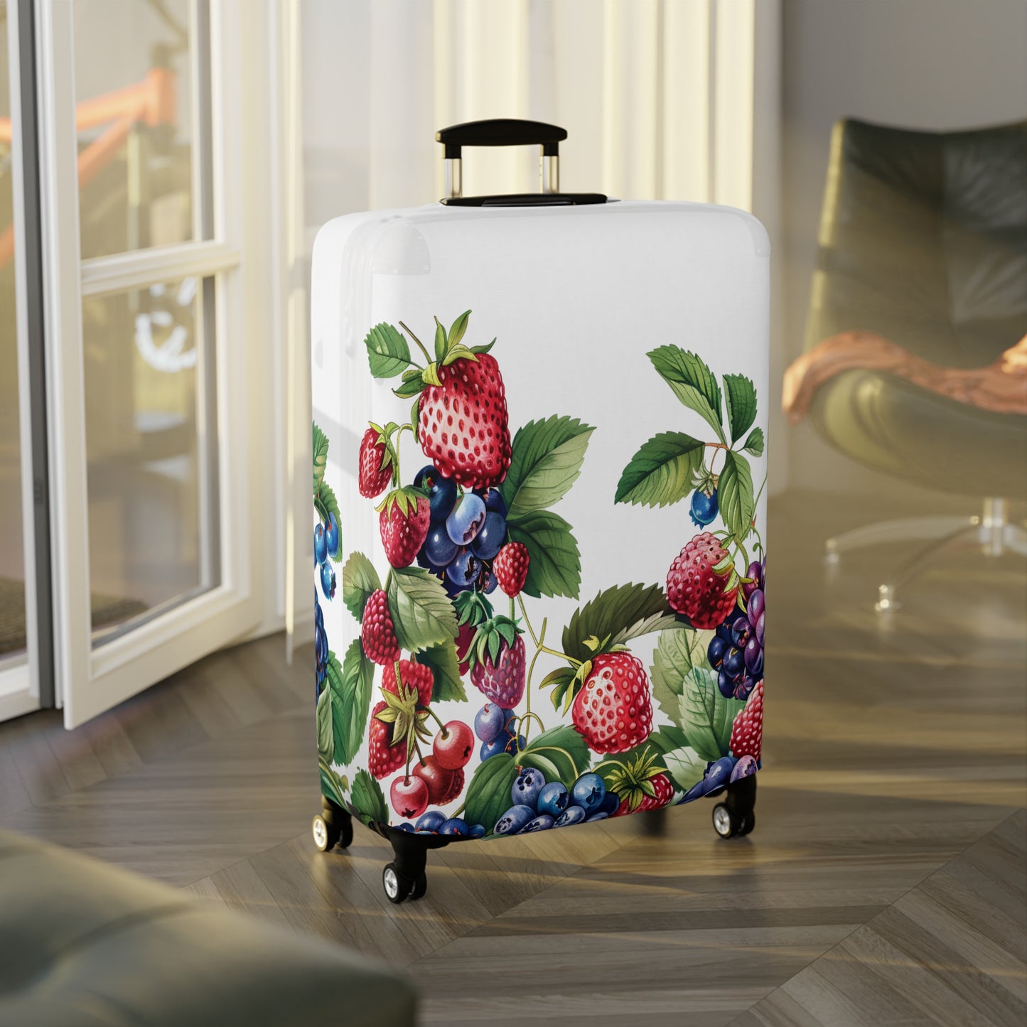 Luggage Cover, Floral, Fruit, awd-3040