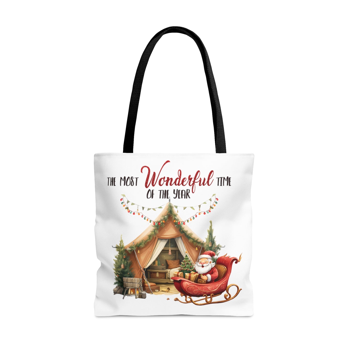 Tote Bag, Christmas, Camper