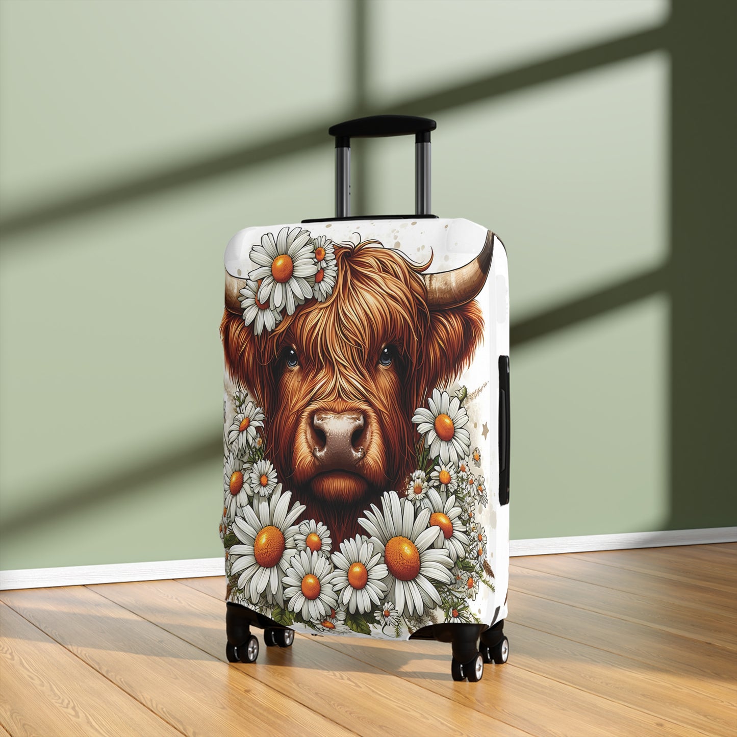 Luggage Cover, Highland Cow, awd-436