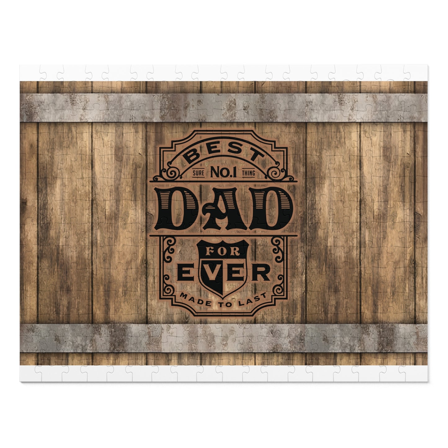 Puzzle, Dad, Best Dad, Personalised/Non-Personalised (30, 110, 252, 500,1000-Piece) awd-571