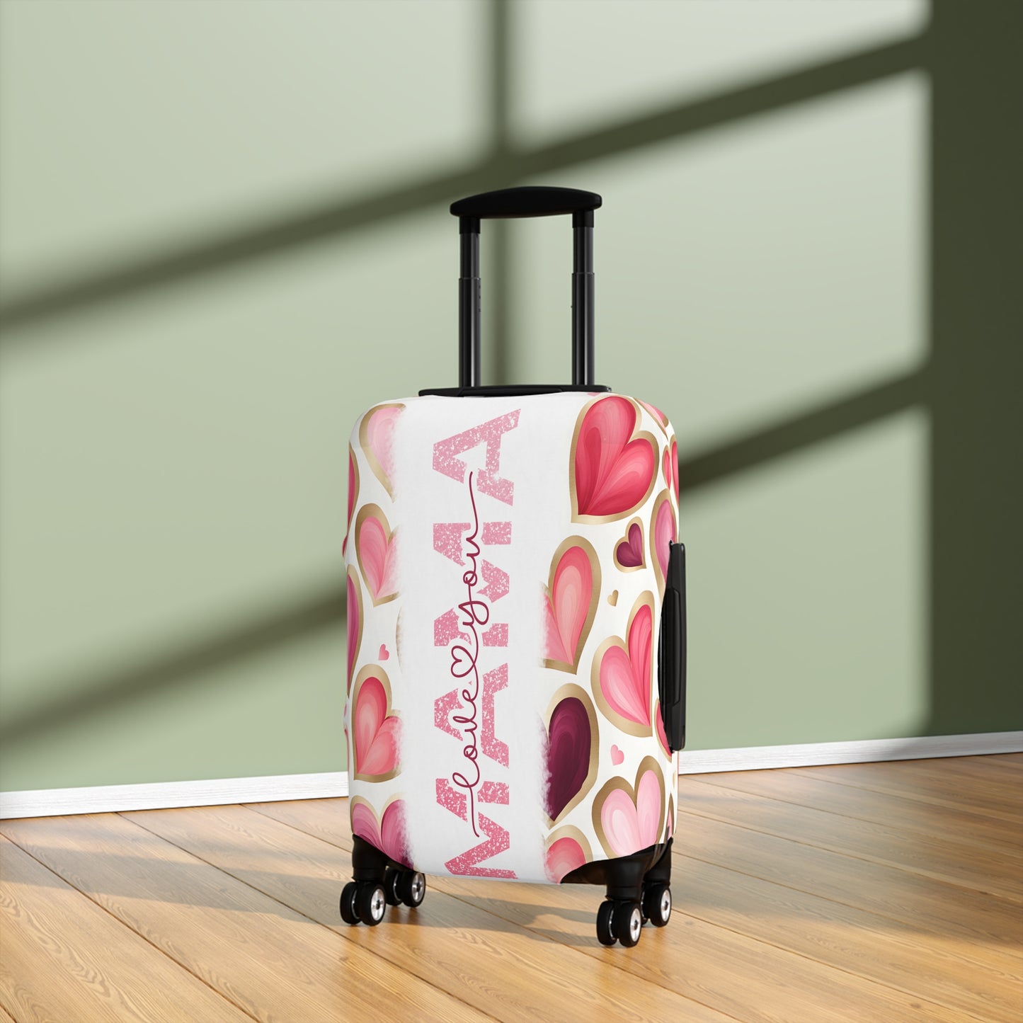 Luggage Cover, Hearts Mama, awd-1441