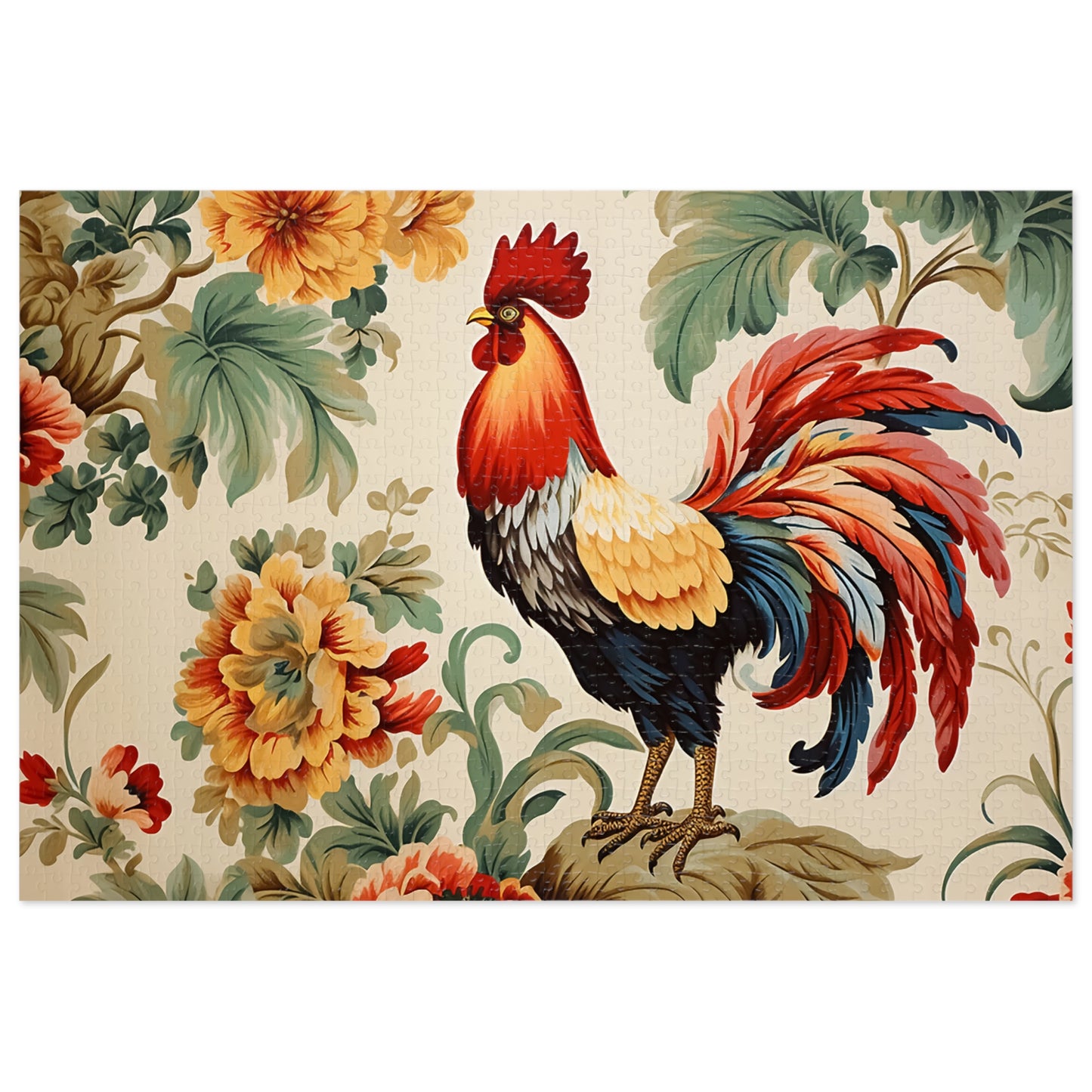 Jigsaw Puzzle, Chicken/Rooster, Personalised/Non-Personalised (30, 110, 252, 500,1000-Piece)