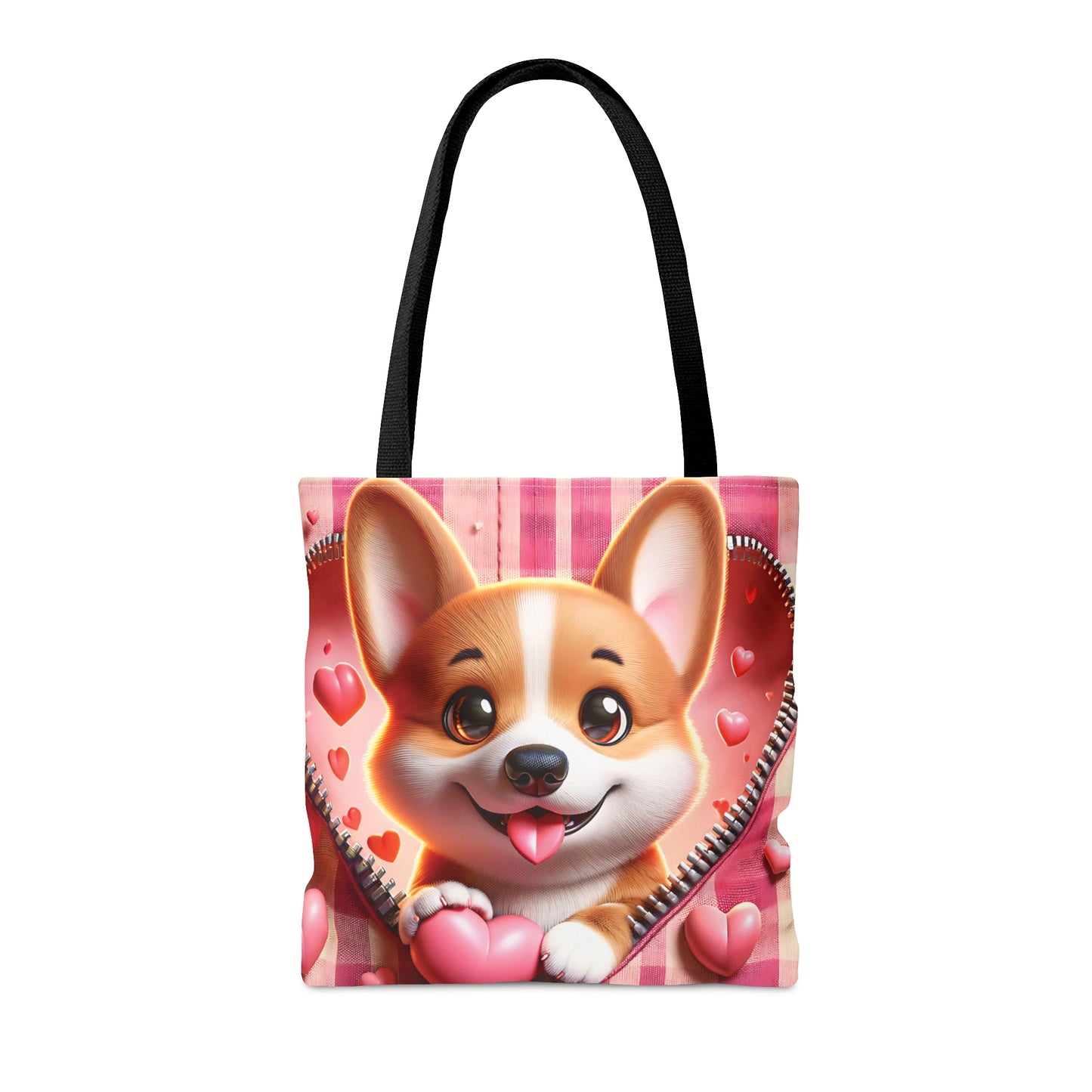 Tote Bag, Cute Dog, Personalised/Non-Personalised Tote bag