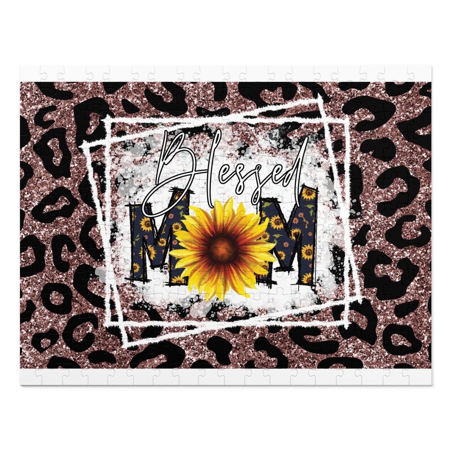 Jigsaw Puzzle, Sunflower, Mom, Personalised/Non-Personalised (30, 110, 252, 500,1000-Piece)