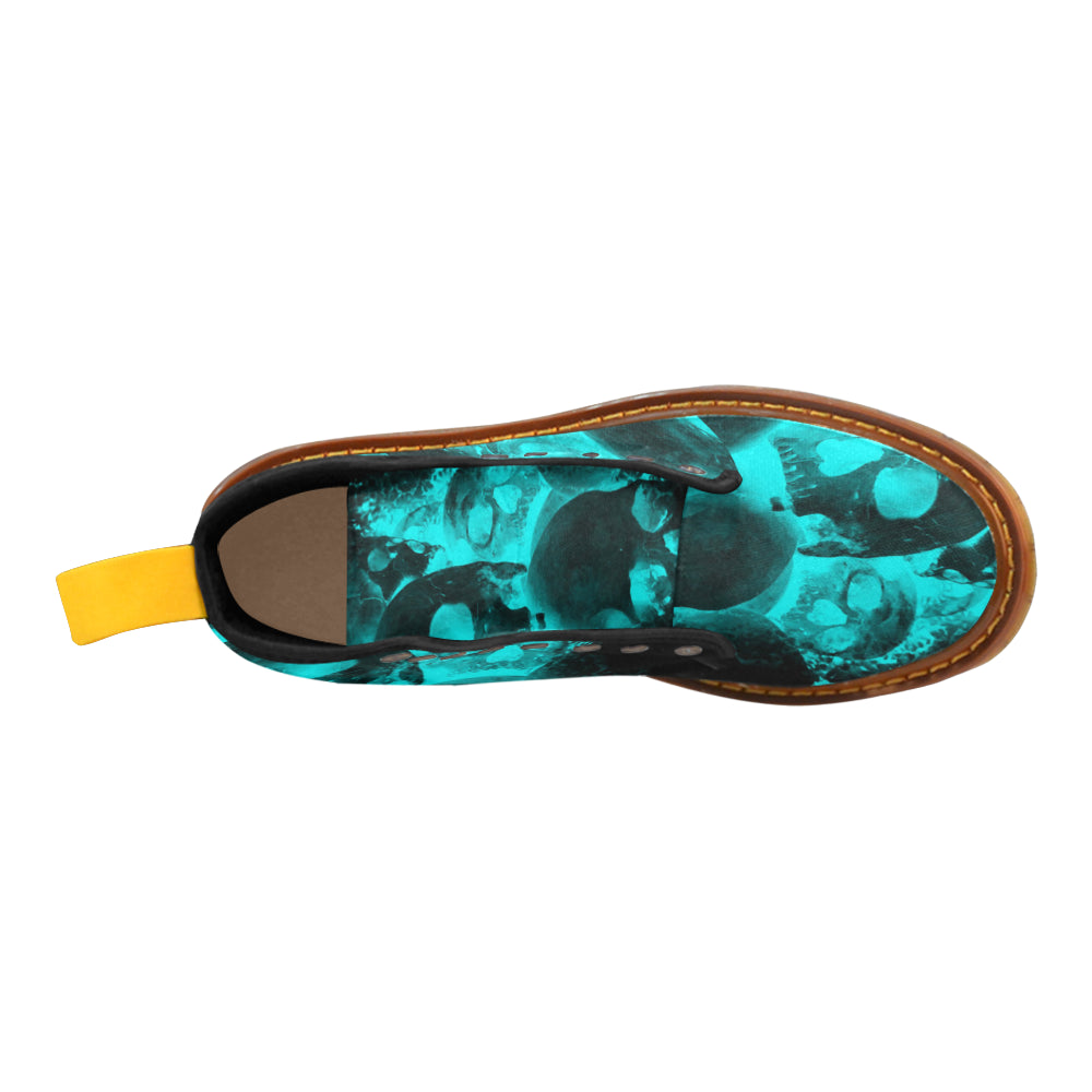 Martin Boots For Men Cool Skull