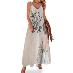 Bride to Be Spaghetti Strap Ankle-Length Dress Long dress