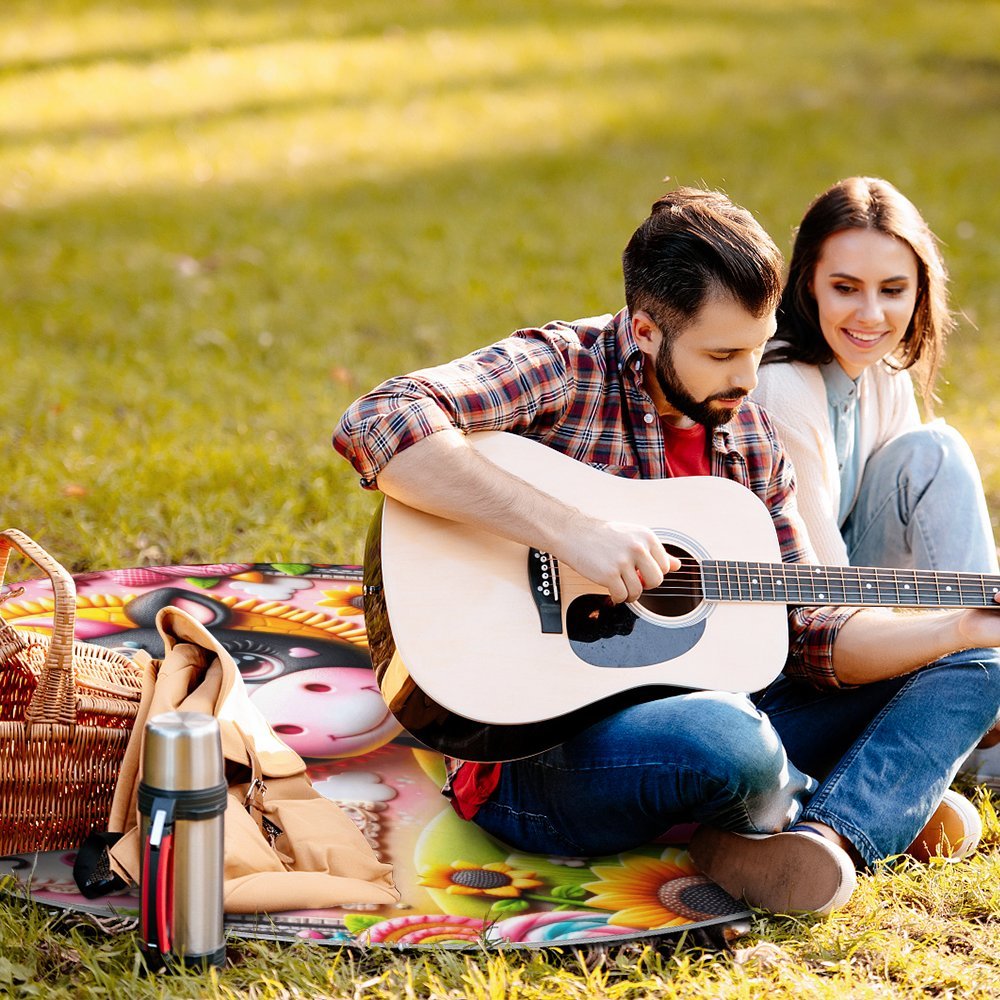 Round Picnic Mat Round outdoor picnic mat