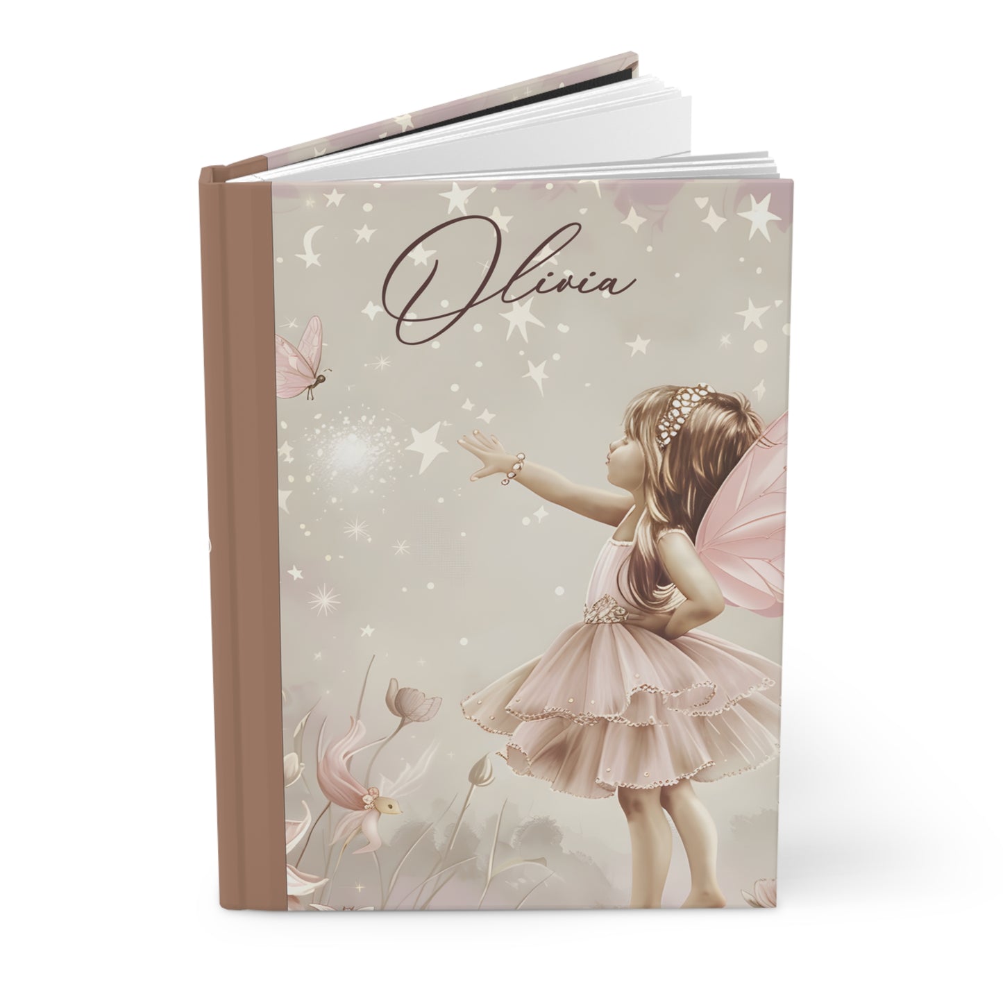 Personalised Hardcover Journal Matte, Fairy