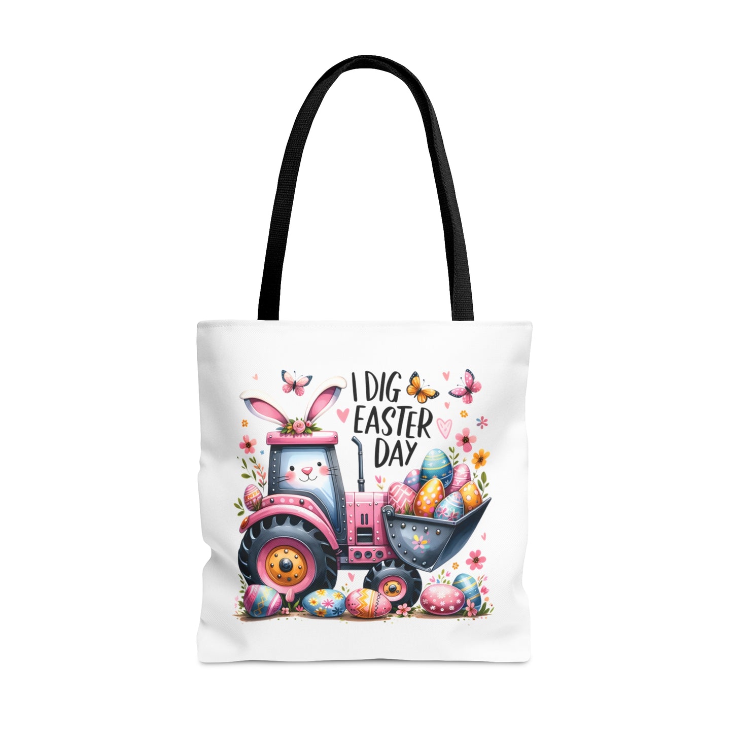 Tote Bag, Easter, Tractor, I dig Easter day Personalised/Non-Personalised Tote bag