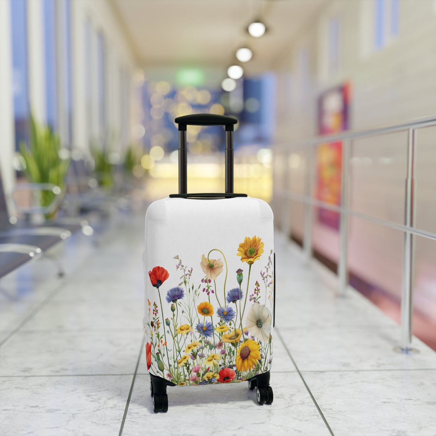 Luggage Cover, Floral, Wildflowers, awd-3044