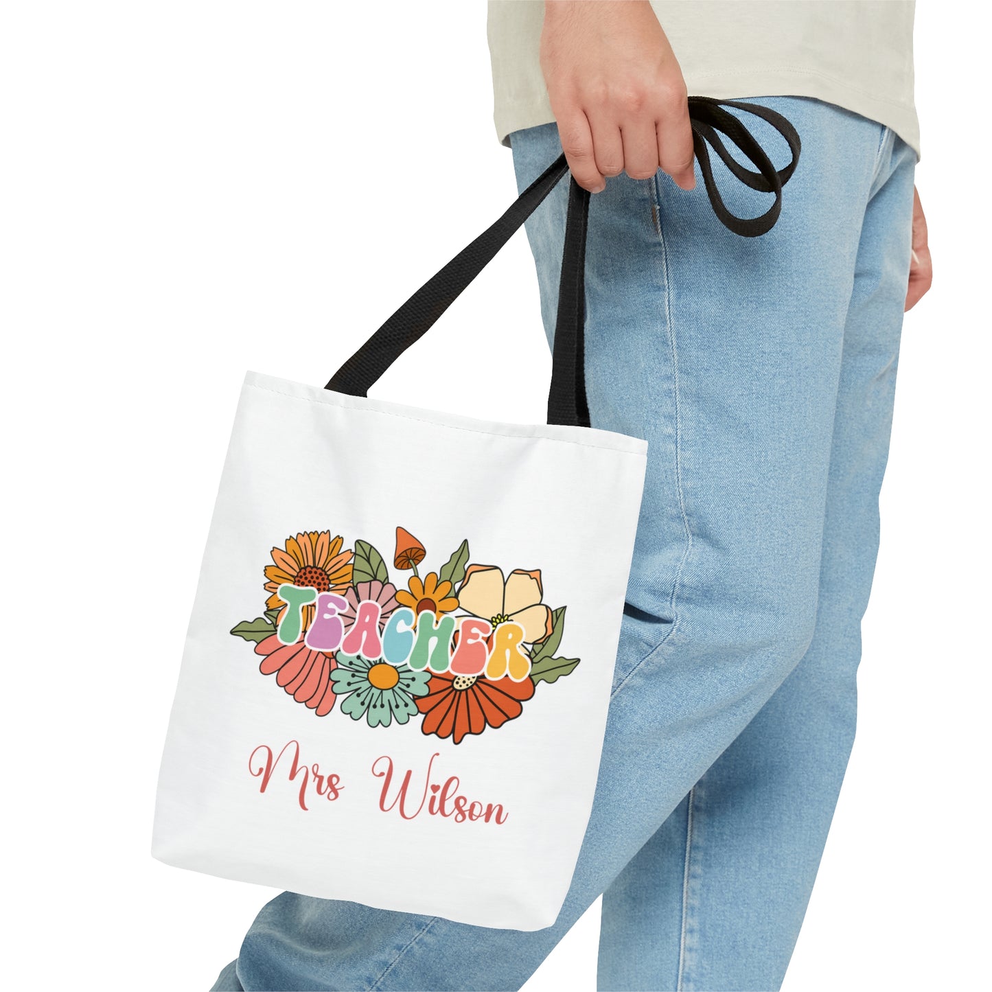 Personalised Tote Bag, Teacher Tote bag